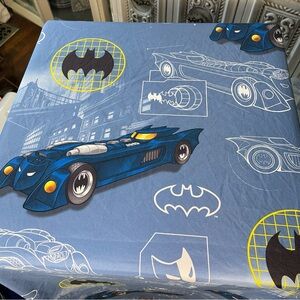 Marvel Batman flat sheet Full size kids bed